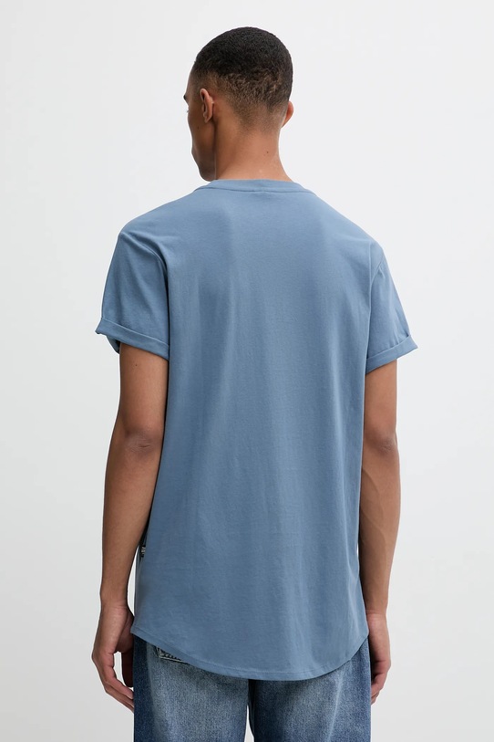 Odzież G-Star t-shirt bawełniany D16396.B353. niebieski