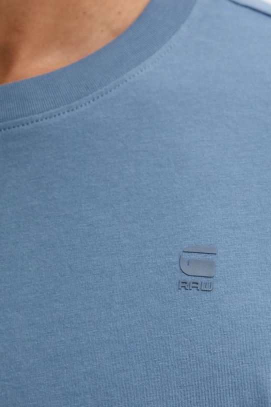 G-Star t-shirt bawełniany D16396.B353. niebieski