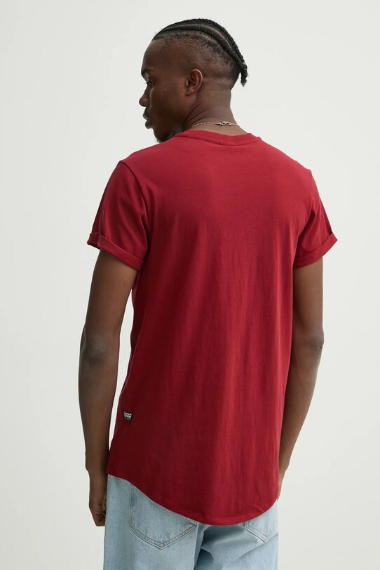 Îmbrăcăminte G-Star tricou din bumbac D16396.B353. burgundia