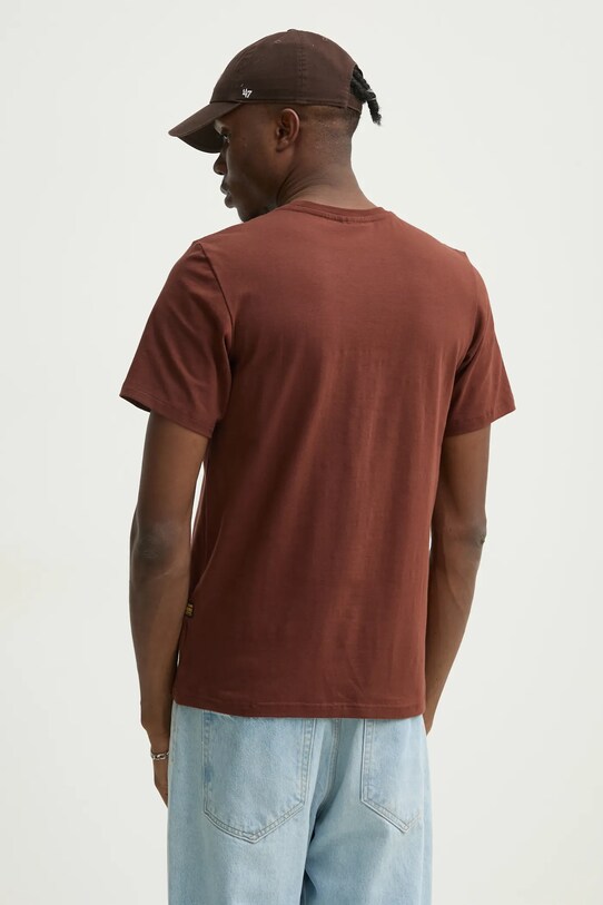 Îmbrăcăminte G-Star tricou din bumbac D19070.C723. maro