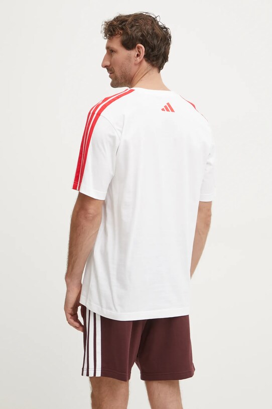 Одяг Бавовняна футболка adidas M C COLLE Collegiate JJ1606 білий