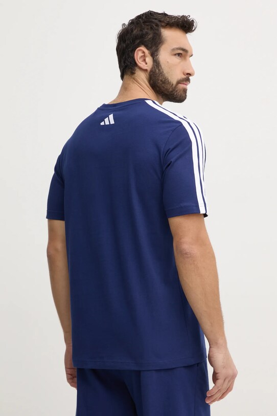 Одяг Бавовняна футболка adidas M C COLLE Collegiate JJ1608 темно-синій
