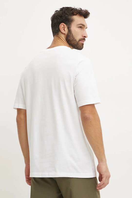 Одежда Хлопковая футболка adidas Camo JI6770 бежевый