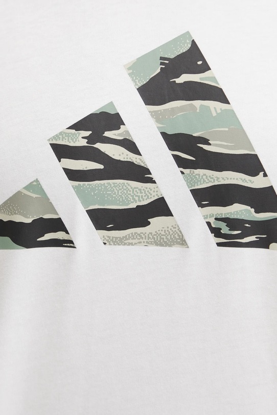 adidas tricou din bumbac Camo JI6770 bej