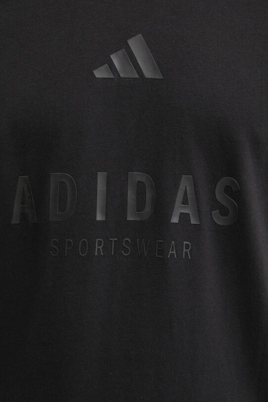 adidas t-shirt bawełniany ALL SZN Graphic JJ3658 czarny