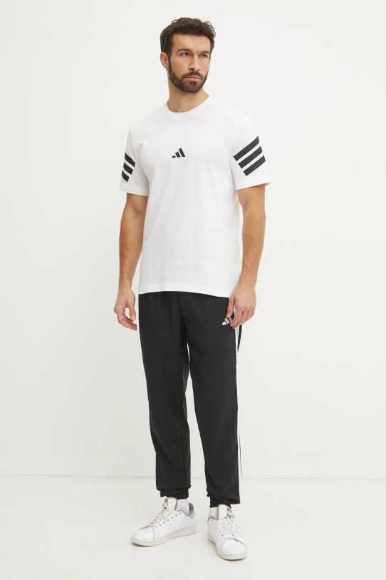 adidas tricou din bumbac Future Icons JD4880 alb SS25