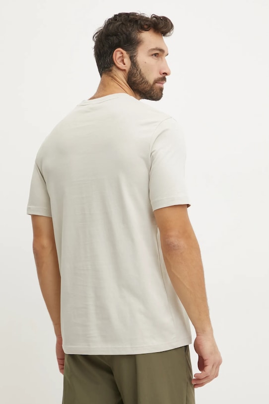 Oblečenie Bavlnené tričko adidas Essentials JE8933 béžová