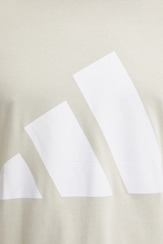 Bavlnené tričko adidas Essentials JE8933 béžová