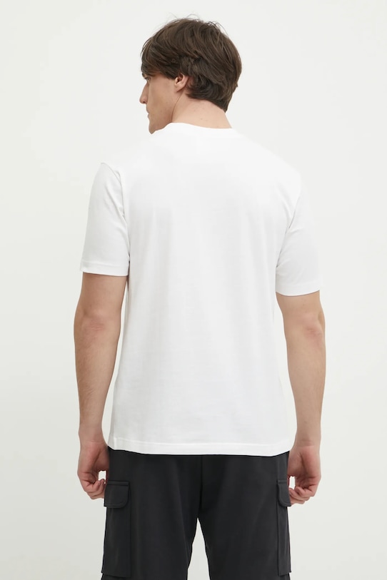 Îmbrăcăminte adidas tricou din bumbac Essentials JE8943 alb