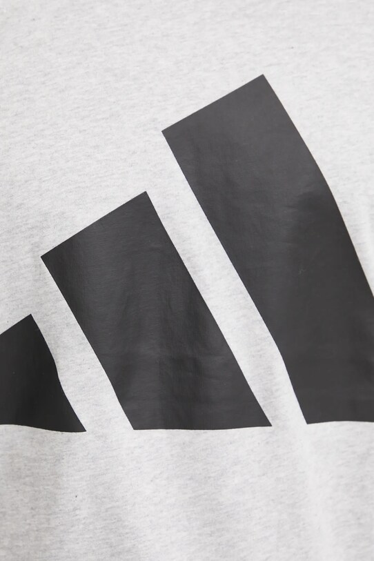 adidas t-shirt bawełniany Essentials JE8946 szary