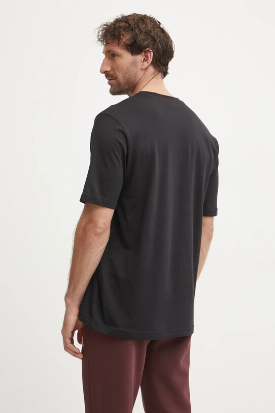 Ruházat adidas pamut póló Essentials Linear JE8993 fekete