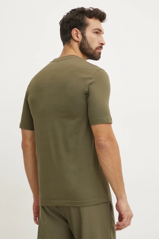Îmbrăcăminte adidas tricou din bumbac Essentials Linear JE9001 verde
