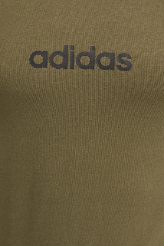 adidas tricou din bumbac Essentials Linear JE9001 verde