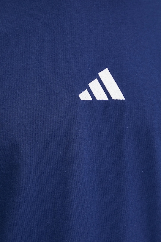 Бавовняна футболка adidas Essential JF1093 темно-синій