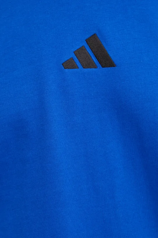 Bavlnené tričko adidas Essential JF1094 modrá