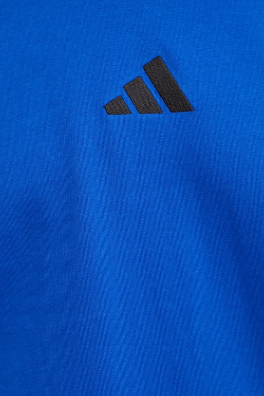 Хлопковая футболка adidas Essential JF1094 голубой