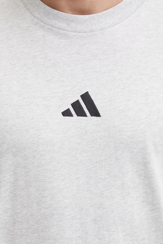 Bavlnené tričko adidas Essential JF1100 sivá