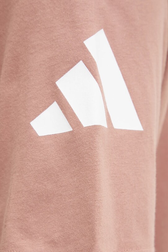 Bavlněné tričko adidas Essentials JF3620 oranžová