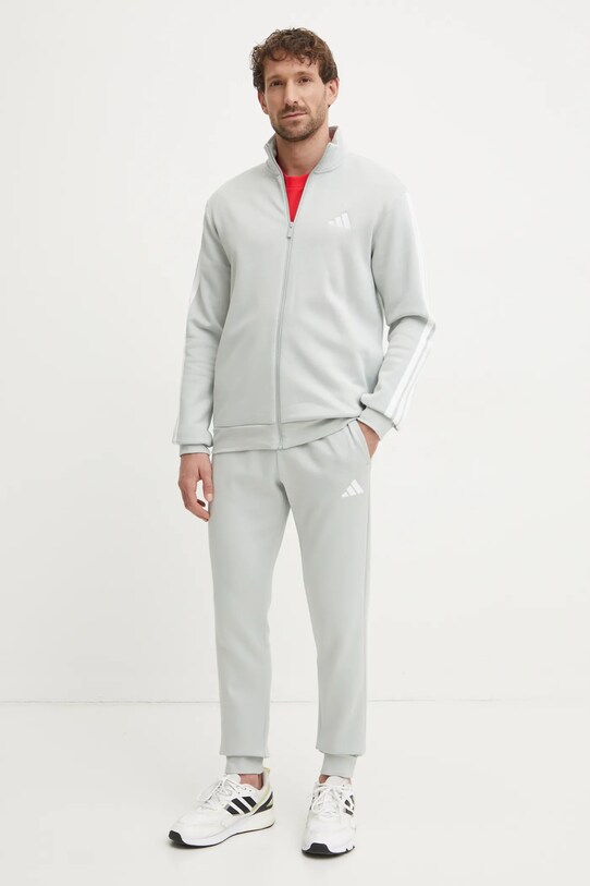 adidas t-shirt bawełniany Essentials JE6386 czerwony