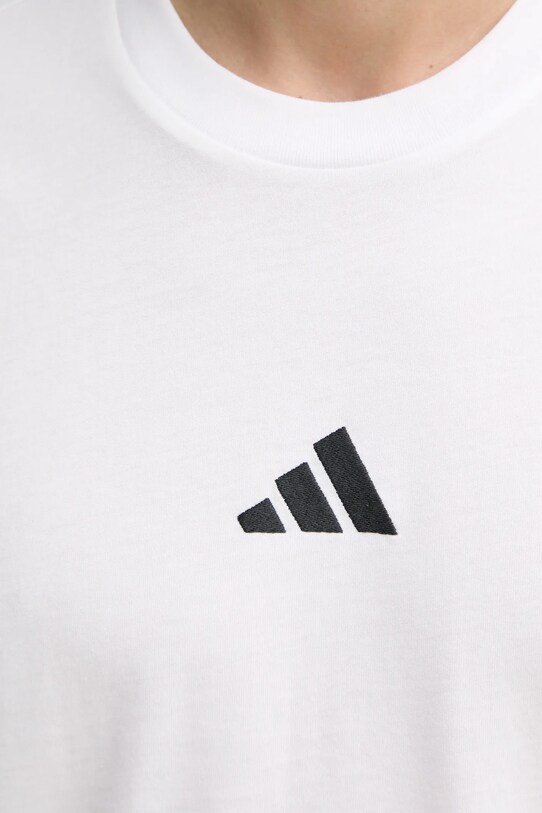 Бавовняна футболка adidas Essentials JE6388 білий