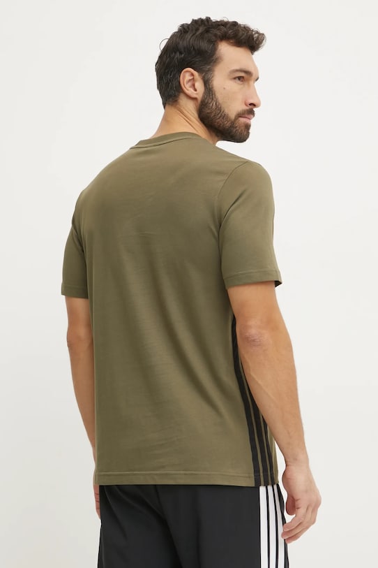 Одяг Бавовняна футболка adidas Essentials JE6391 зелений