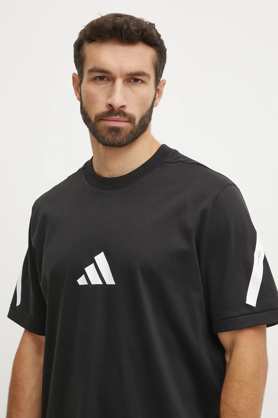 adidas tricou din bumbac Z.N.E. negru JC7920