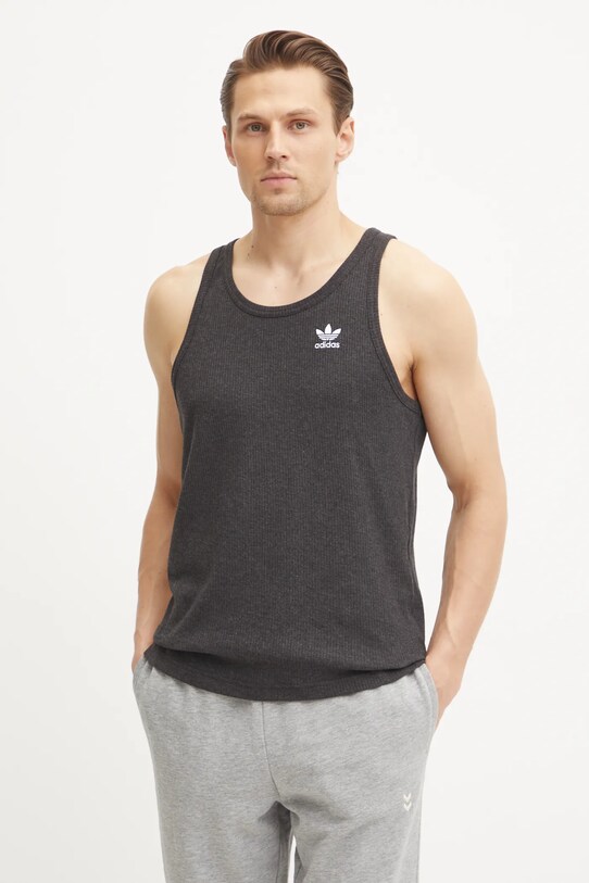 adidas Originals t-shirt Essential szary IW5795