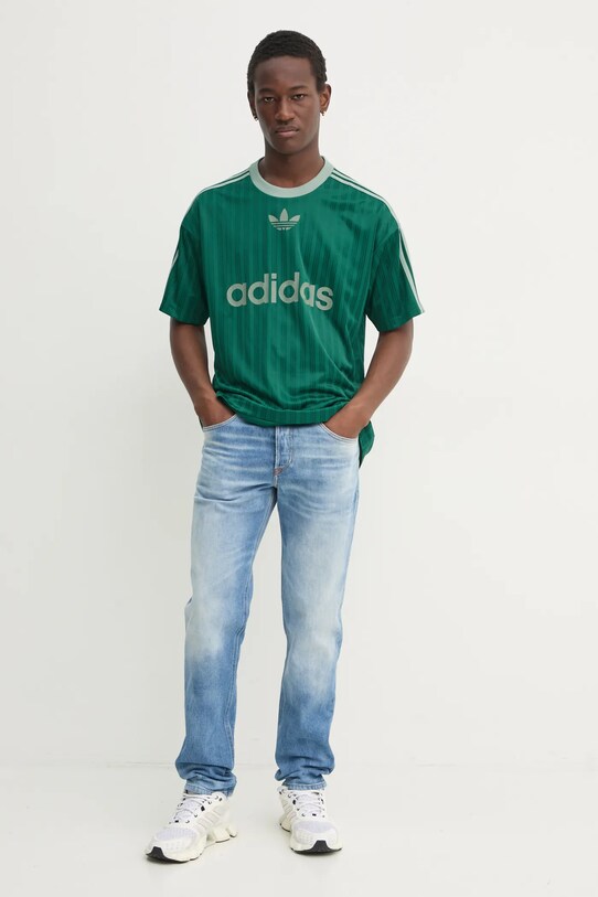 adidas Originals t-shirt Adicolor JP1028 zielony SS25
