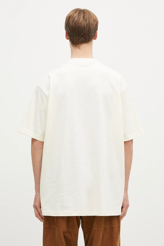 Clothing adidas Originals cotton t-shirt FRONT ST TEE JD0912 beige