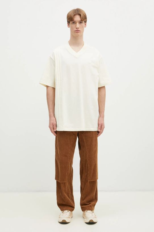 adidas Originals t-shirt in cotone FRONT ST TEE JD0912 beige