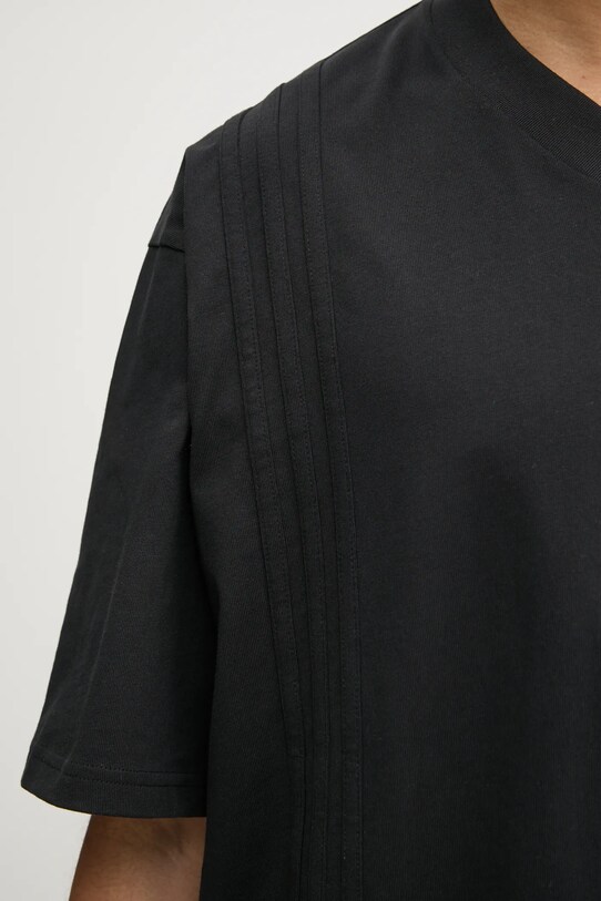 Хлопковая футболка adidas Originals FRONT ST TEE JD2301 чёрный