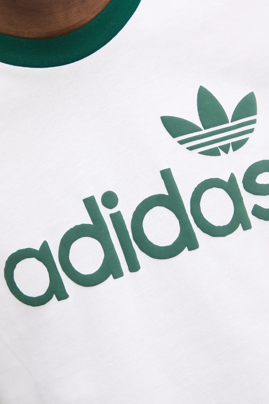 adidas Originals tricou din bumbac SIMPLE TEE JC8371 alb