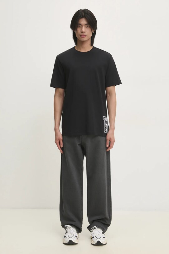 adidas Originals t-shirt in cotone Adibreak JD4194 nero