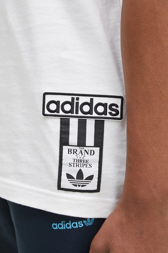 Bavlněné tričko adidas Originals Adibreak bílá JD4195