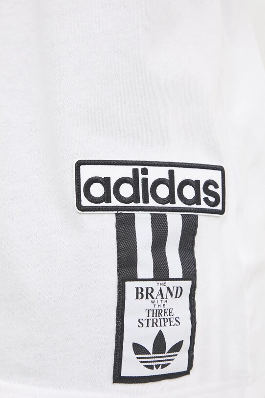Бавовняна футболка adidas Originals Adibreak JD4195 білий