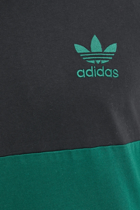 adidas Originals t-shirt bawełniany 3S PANEL TEE JP1272 czarny