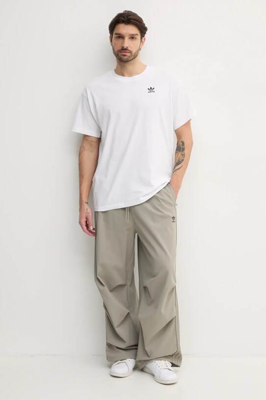 adidas Originals t-shirt bawełniany Essential JD0373 biały SS25