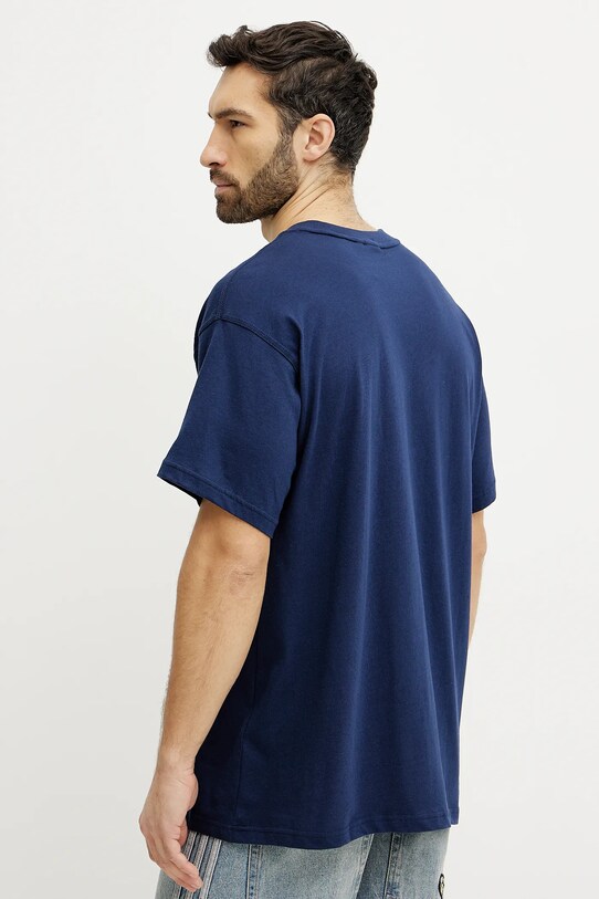 Дрехи Памучна тениска adidas Originals Essential JD0376 тъмносин