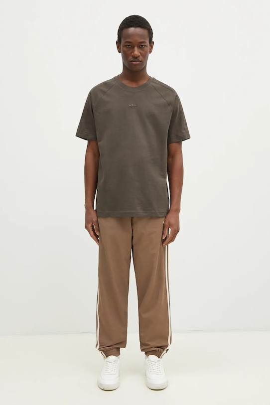 adidas Originals t-shirt bawełniany Essential JD3276 zielony