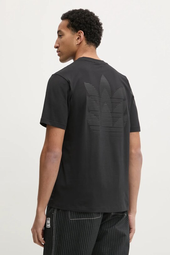 Одяг Бавовняна футболка adidas Originals Q12 TS TEE CO JP0193 чорний