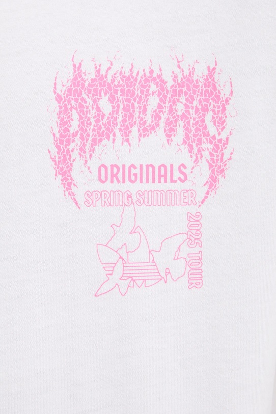 adidas Originals t-shirt in cotone Q12 TS DEATH JD0665 bianco