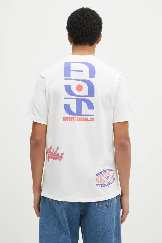 Îmbrăcăminte adidas Originals tricou din bumbac Q12 TS SPONSOR JD0663 alb