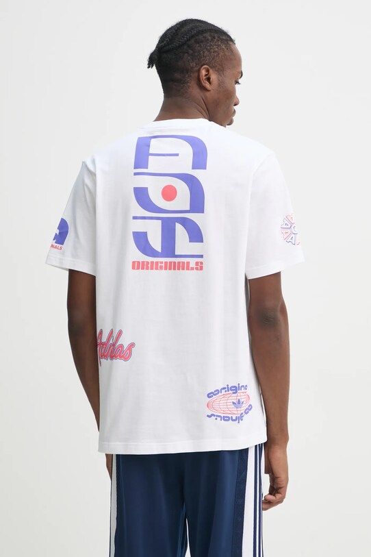 Îmbrăcăminte adidas Originals tricou din bumbac Q12 TS SPONSOR JD0663 bej