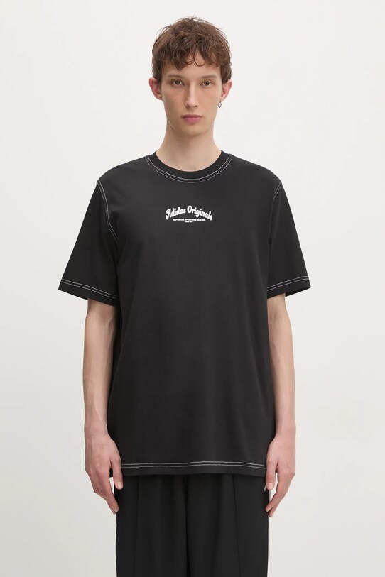 Odjeća Pamučna majica adidas Originals Wabash JP4477 crna