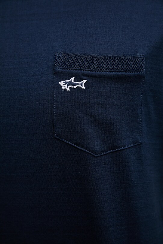 Paul&Shark tricou din bumbac 25411007 bleumarin