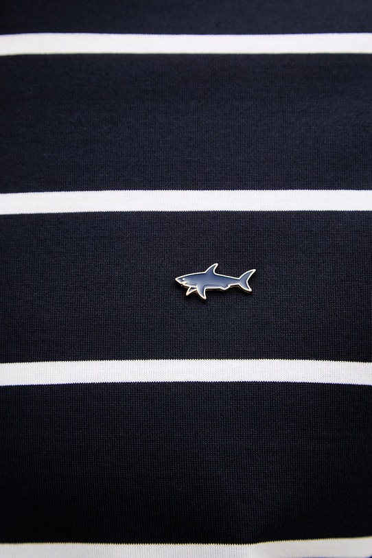 Paul&Shark t-shirt bawełniany 25411018 granatowy