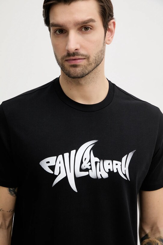 Paul&Shark tricou din bumbac negru 25411041
