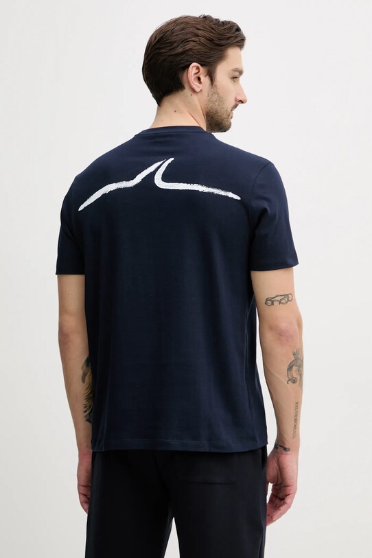 Odzież Paul&Shark t-shirt bawełniany 25411052 granatowy