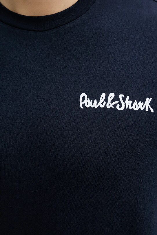 Paul&Shark t-shirt bawełniany 25411052 granatowy
