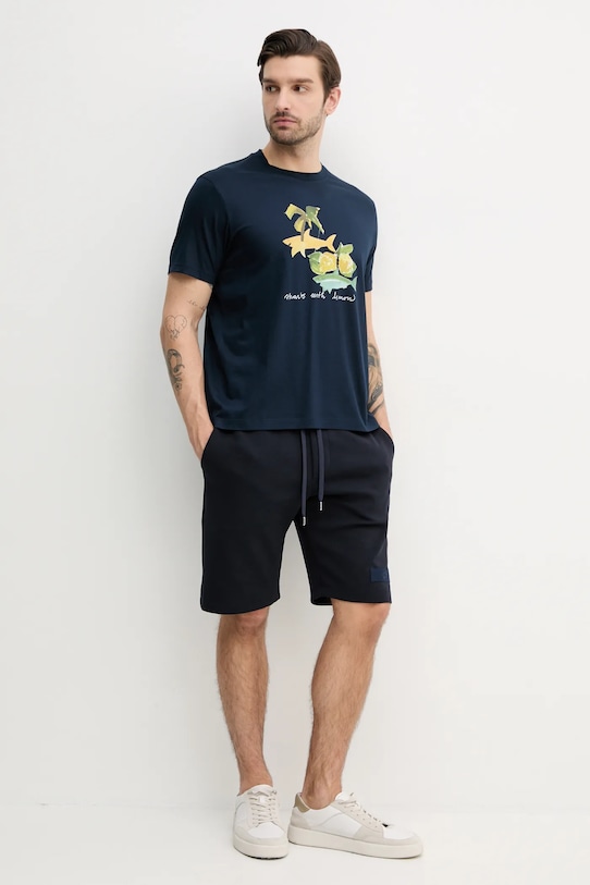 Tričko Paul&Shark 25411067 námořnická modř SS25